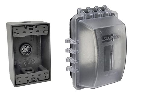 outdoor electrical box covers|approved exterior outlet waterproof covers.